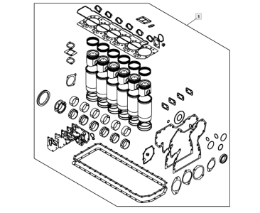 RE546990 Set za generalnu motora